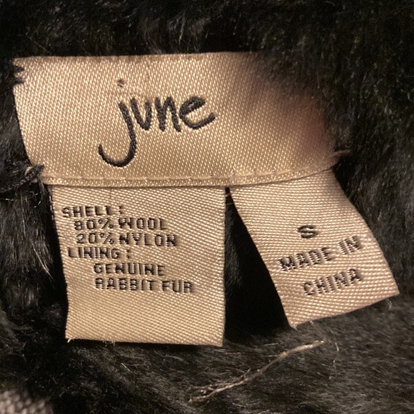 June fur lined jacket size small - Picture 2 of 2